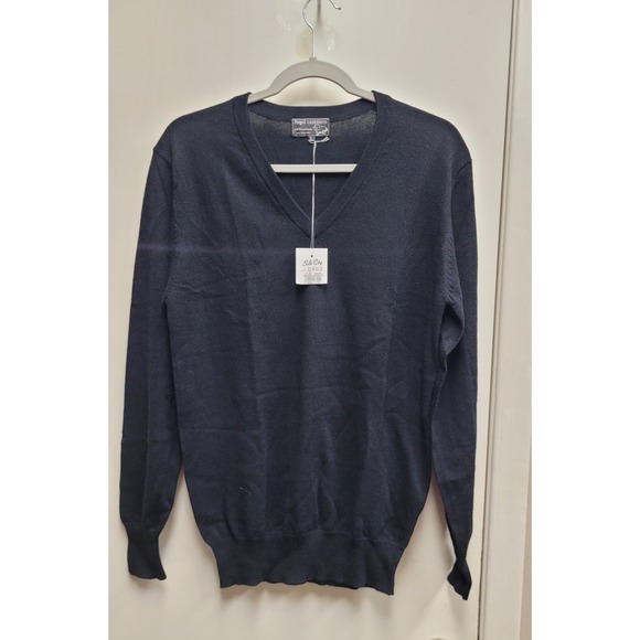 royal cashmere Sweaters - Royal Cashmere Silk & Cashmere Black Sweater Women's Size Large NWT